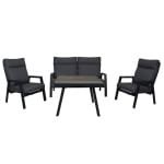 Qopps Exome loungeset met tafel Balti koffietafel