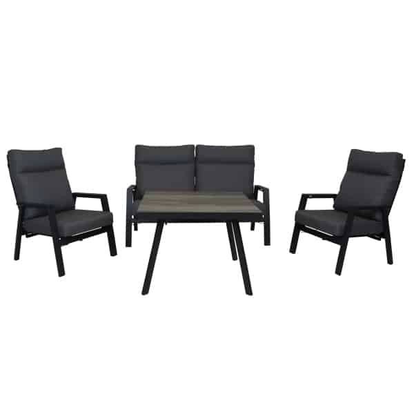 Qopps Exome loungeset met tafel Balti koffietafel