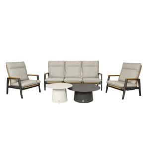 Qopps Yvori loungeset met Okios koffietafeltjes