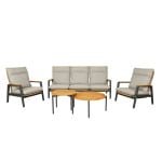 Qopps Yvori loungeset met chiva koffietafeltjes