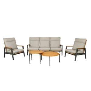 Qopps Yvori loungeset met chiva koffietafeltjes