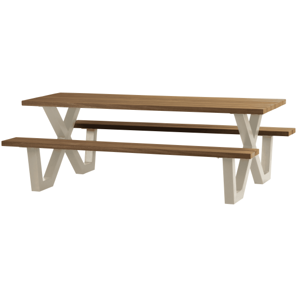 WOOOD Picknicktafel Tablo 206 x 145cm - Zand