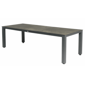 Briga Dining tafel Trespa Top Forest Grey 240 x 100 cm Charcoal Frame Tierra Outdoor - Tierra outdoor