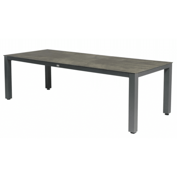 Briga Dining tafel Trespa Top Forest Grey 240 x 100 cm Charcoal Frame Tierra Outdoor - Tierra outdoor