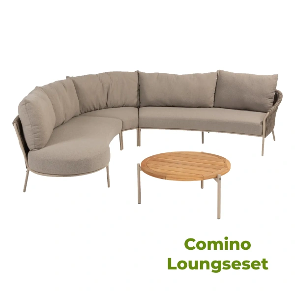 Comino loungeset met Yoga koffietafel