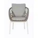 Dining Tuinstoel Dakota Bruin Aluminium Touw Stoel Buiten Vita Lux Outdoor Living