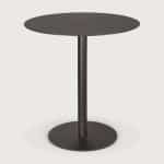Ethnicraft Outdoor Bistrotafel Blend 70cm - Dark Bronze
