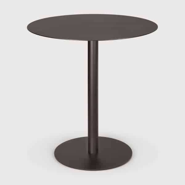 Ethnicraft Outdoor Bistrotafel Blend 70cm - Dark Bronze