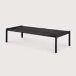 Ethnicraft Outdoor Salontafel 'Jack' Teakhout, 150 x 65cm, kleur Zwart