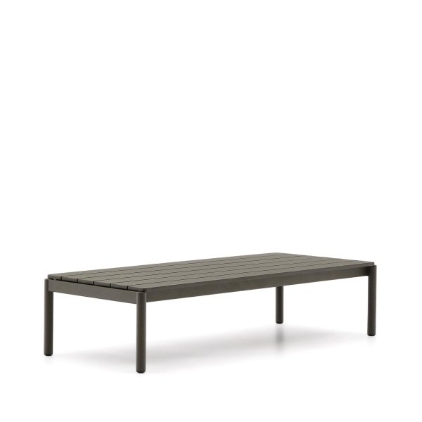 Kave Home Outdoor Salontafel 'Sorells' 149 x 63cm, kleur Donkergroen