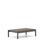 Kave Home Outdoor Salontafel 'Sorells' 91 x 57cm, kleur Donkergroen