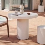 Kave Home Ronde Bistrotafel 'Aiguablava' 90cm, kleur Wit