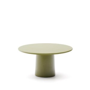 Kave Home Ronde Salontafel 'Albanella' Cement, 85cm, kleur Groen