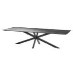 Minerva tafelframe Antracite met HPL tafelblad Slate Antracite 220 x 95 cm 4SO - 4so