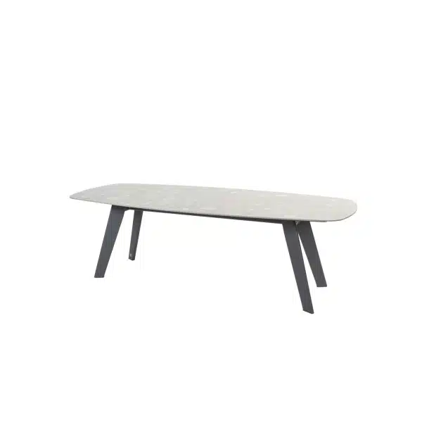 Montana Tafelframe Antracite Met Montana Tafelblad Ceramic Terrazzo 240 x 103 cm 4SO - 4so