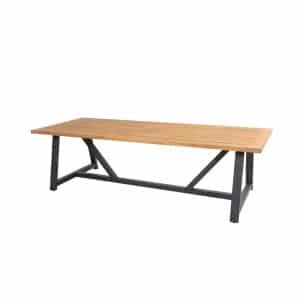 Noah Diningtafel Teak Antracite 260 x 100 cm Taste - 4so