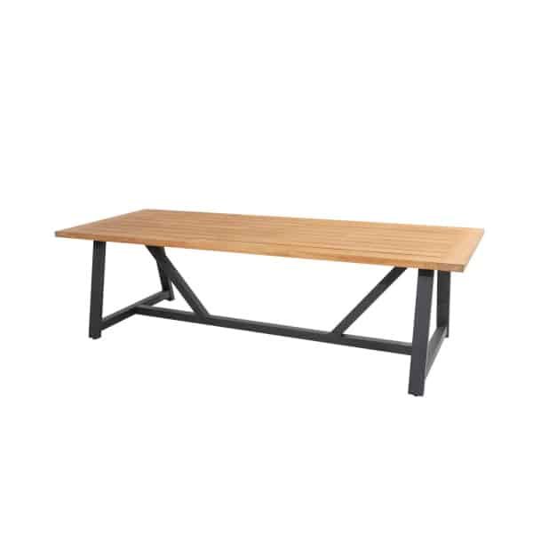 Noah Diningtafel Teak Antracite 260 x 100 cm Taste - 4so