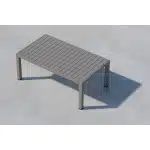 Nohr Loungetafel 'Lasheka' 120 x 70cm, kleur Bruin