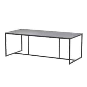 Quatro tafelframe Antracite met HPL tafelblad Light Grey 220 x 95 cm 4SO - 4so