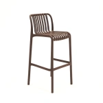 Vita Porto barstoel bruin stapelbaar