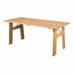 Zuiver Inklapbare Picknicktafel 'Avenue' 180 x 79cm, kleur Naturel