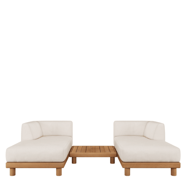 Ethnicraft - Monocle Outdoor Modulaire Bank - Set 9