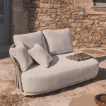 Kave Home Loungebank Osani 2-zits module - Beige/Taupe