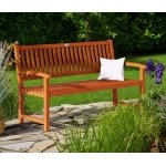 Tuinbank Maxima Eucalyptushout 152x55x90cm FSC-gecertificeerd