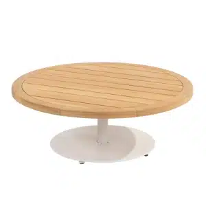 4 Seasons Outdoor | Volta Koffietafel Teak Ø80 cm x 30(h) cm | Latte