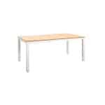 Arashi dining table 169x90 cm aluminium salix/teak Yoi - Yoi