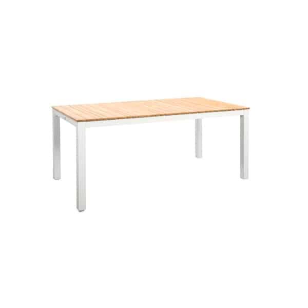 Arashi dining table 169x90 cm aluminium salix/teak Yoi - Yoi