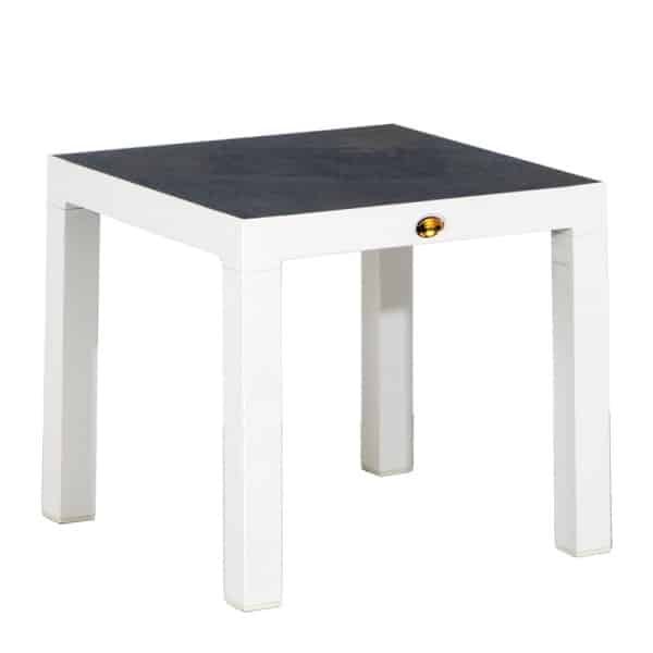Bijzet tafel Milford Sky White D 50 x B 50 X H 47 cm Oosterik Home - Oosterik home