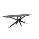 Calma high dining tafel 270x100x95 cm aluminium black/slate Yoi - Yoi