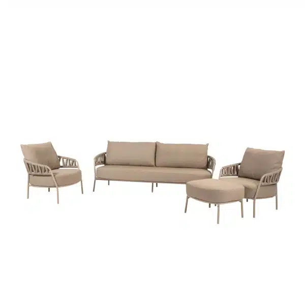 Calma loungeset 4-delig latte