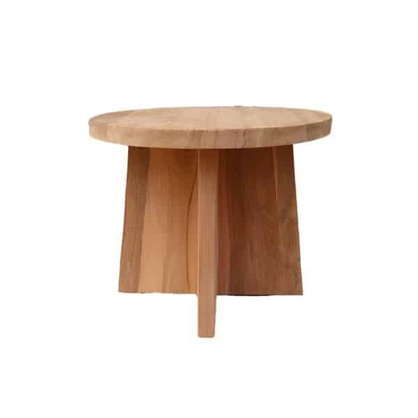 Capivara Teak Salontafel dia60 cm Buitengewoon de Boet - Buitengewoon de boet