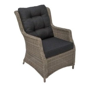 Cooltown Armstoel Off White Half Rond Wicker OWN - Own