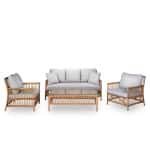 Devonport loungeset Bamboo look