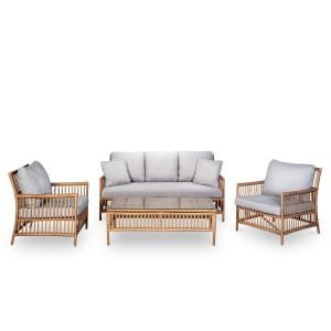 Devonport loungeset Bamboo look