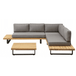 Dilos loungeset olijf groen hoekset L253 x B253 cm Eurofleur Aanbieding - Eurofleur aanbieding