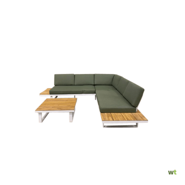 Dilos loungeset wit hoekset L253 x B253 cm Eurofleur Aanbieding - Eurofleur aanbieding