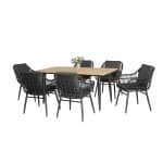 Diningset Gatteo Borghi Black Oosterik Home - Oosterik home