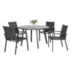 Diningset Pinerolo Chieri Grey Oosterik Home - Oosterik home