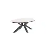 Edison tafel 180x115xH75 cm black/light teak