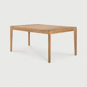 Ethnicraft Tuintafel 'Bok' Teakhout, 162 x 80cm, kleur Naturel