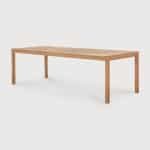 Ethnicraft Tuintafel 'Jack' Teakhout, 300 x 110cm, kleur Naturel