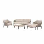 Florence loungeset met Salute coffeetafel terre ellipse 120 x 65 cm Taste - Taste