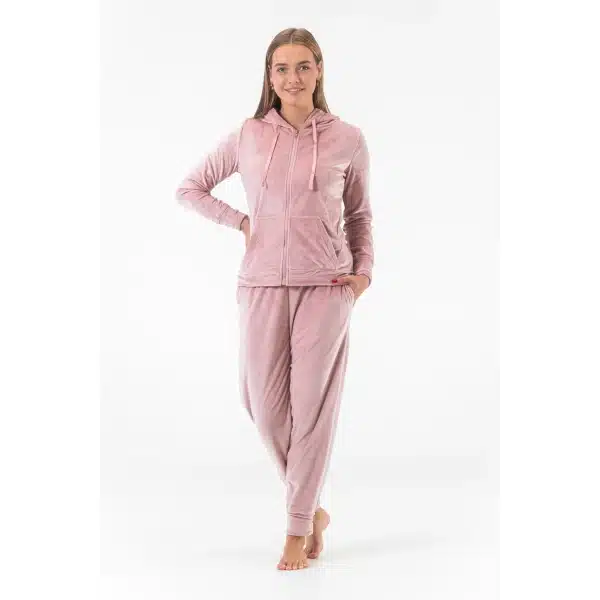 Gaubert dames huispak Fleece - Loungeset - Vrouwen warm pyjama pak - loungewear dames