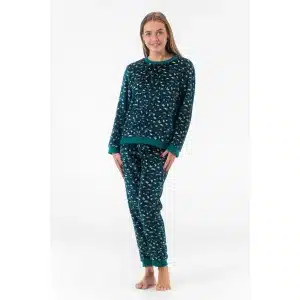 Gaubert dames pyjama Fleece - Huispak - Loungeset - Vrouwen warm pyjama pak - loungewear