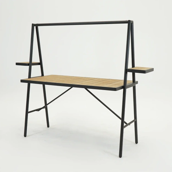 Genua Bartafel antraciet 221x80.5x181cm