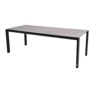Goa Tafelframe Antracite Met HPL Tafelblad Slate Antracite 220 x 95 cm 4SO - 4so